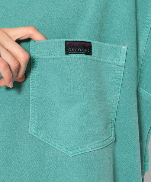 CAL O LINE（キャルオーライン）の「CAL O LINE /キャルオーライン　VENTED SWEAT　ベンテッドスウェット（スウェット・メンズ・パープル/チャコール/グリーン・MEDIUM/LARGE）」の10枚目の写真