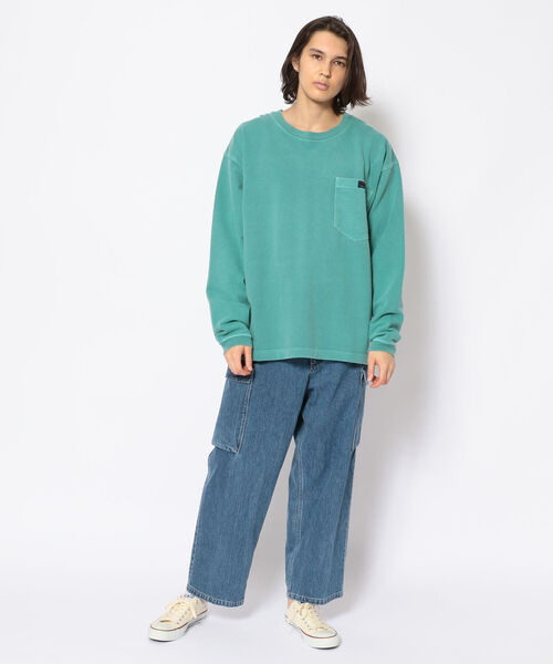 CAL O LINE（キャルオーライン）の「CAL O LINE /キャルオーライン　VENTED SWEAT　ベンテッドスウェット（スウェット・メンズ・パープル/チャコール/グリーン・MEDIUM/LARGE）」の12枚目の写真