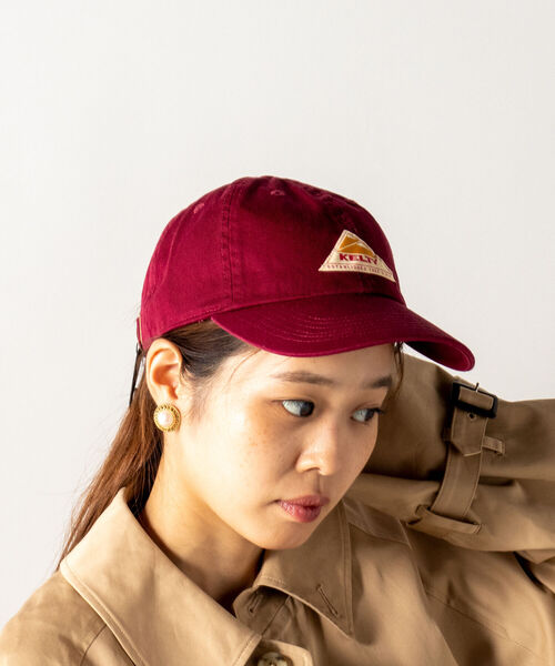 KELTY（ケルティ）の「【KELTY/ケルティ】LOGO CAP ロゴキャップ（キャップ・メンズ・ブラック/ベージュ/パープル/ネイビー/ピンク/ボルドー・FREE）」の6枚目の写真
