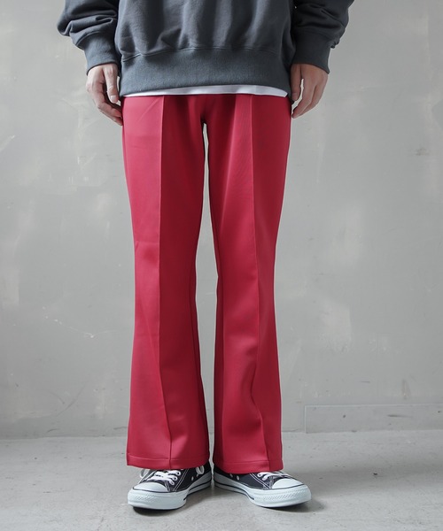 SPINNS（スピンズ）の「【7 Color】カラーフレアジャージパンツ