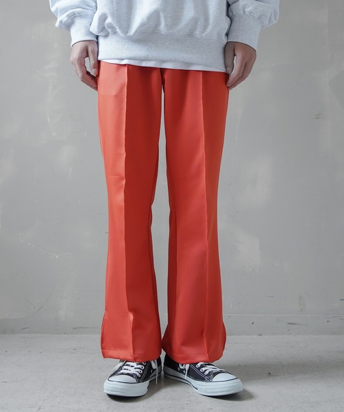 SPINNS（スピンズ）の「【7 Color】カラーフレアジャージパンツ（その他パンツ・メンズ・ブラック/パープル/オレンジ/グリーン/マスタード/ロイヤルブルー/ワイン・M/L）」の7枚目の写真