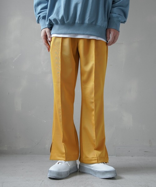 SPINNS（スピンズ）の「【7 Color】カラーフレアジャージパンツ（その他パンツ・メンズ・ブラック/パープル/オレンジ/グリーン/マスタード/ロイヤルブルー/ワイン・M/L）」の5枚目の写真