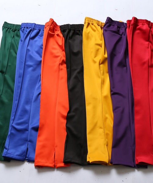 SPINNS（スピンズ）の「【7 Color】カラーフレアジャージパンツ（その他パンツ・メンズ・ブラック/パープル/オレンジ/グリーン/マスタード/ロイヤルブルー/ワイン・M/L）」の15枚目の写真