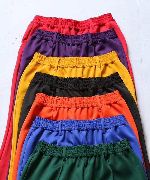 SPINNS（スピンズ）の「【7 Color】カラーフレアジャージパンツ（その他パンツ・メンズ・ブラック/パープル/オレンジ/グリーン/マスタード/ロイヤルブルー/ワイン・M/L）」の17枚目の写真