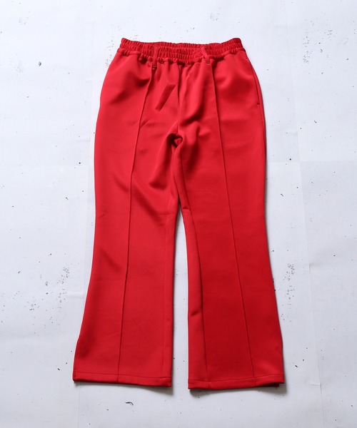 SPINNS（スピンズ）の「【7 Color】カラーフレアジャージパンツ