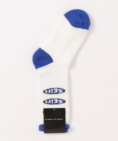 X Girl エックスガール Oval Logo Rib Socks
