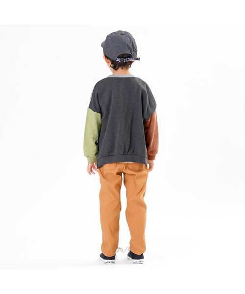 F.O.KIDS（エフオーキッズ）の「国旗プリントトレーナー（スウェット・キッズ・ブラウン/チャコール/グリーン/アイボリー/レインボー・80/100/110/95/90/140/130/120）」の21枚目の写真