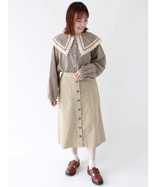 大人気❤️チェック柄ビッグ襟トップス✨ゆったりシンプルコーデ 楽天市場】レディース ファッション 服 オシャレ カワイイ