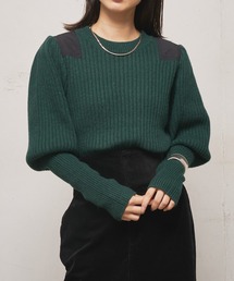 CIAOPANIC | ショルダーパッチミリタリープルオーバー(ニット/セーター)