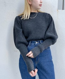 CIAOPANIC | ショルダーパッチミリタリープルオーバー(ニット/セーター)