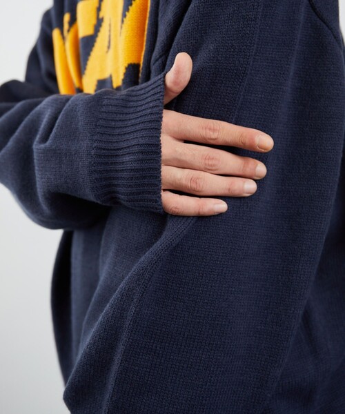 FREAK'S STORE(フリークスストア)の「NCAA/エヌシーエーエー/ SP LOGO KNIT(ニット/セーター・メンズ・ブラック/ネイビー/グレー・MEDIUM/LARGE)」の11枚目の写真