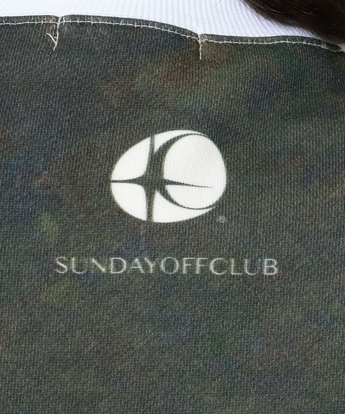 SUNDAYOFFCLUB（サンデイオフクラブ）の「SUNDAYOFFCLUB/サンデイオフクラブ/A Woodland Nymph MockNeck SweatShirts（スウェット・メンズ・ホワイト・MEDIUM/LARGE）」の13枚目の写真