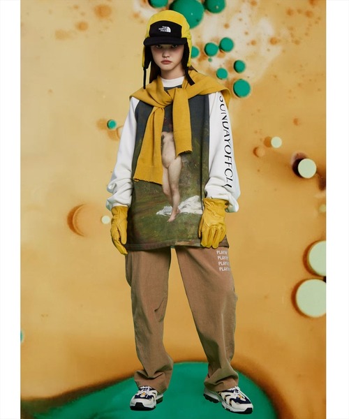 SUNDAYOFFCLUB（サンデイオフクラブ）の「SUNDAYOFFCLUB/サンデイオフクラブ/A Woodland Nymph MockNeck SweatShirts（スウェット・メンズ・ホワイト・MEDIUM/LARGE）」の19枚目の写真