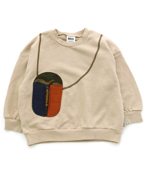 BREEZE（ブリーズ）の「シュラフ付きトレーナー（スウェット・キッズ・キナリ/グリーン・100/120/90/110/130/140/150）」の13枚目の写真