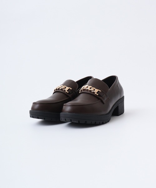 AAA+Feminine(サンエープラスフェミニン)の「AAA+Feminine 厚底タンクソールビットローファー(ローファー・レディース・ブラック/ダークブラウン/アイボリー/グレイッシュベージュ/ブラック系その他2/ブラック系その他/ブラック×ホワイト/ブラック系その他4/ブラック系その他3/ブラウン系その他・42/41/40/38/39/36/35/37)」の11枚目の写真