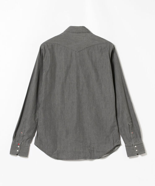 BOLZONELLA（ボルゾネッラ）の「BOLZONELLA / 別注 ブラック デニム ウエスタンシャツ（シャツ/ブラウス・メンズ・ブラック・40/38/39/41/37）」の4枚目の写真