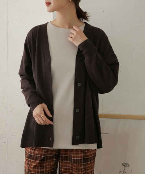 URBAN RESEARCH DOORS(アーバンリサーチドアーズ)の「『UR TECH』テレコクルーネックTシャツ(Tシャツ/カットソー・レディース・オフホワイト/チャコールグレー/ライトグレー・ONE)」の17枚目の写真