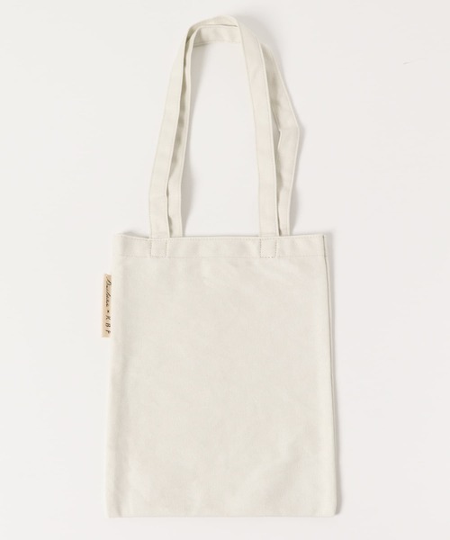 KBF(ケイビーエフ)の「Aki IshibashiコラボBAG(トートバッグ・レディース・ライトグレー/ベージュ/オフホワイト・ONE)」の8枚目の写真