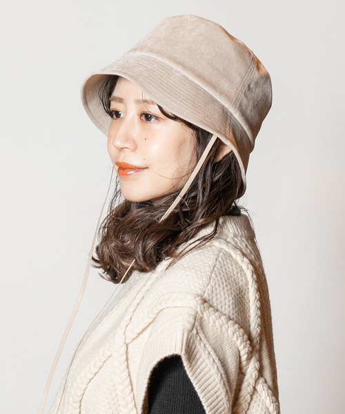 CA4LA（カシラ）の「DENTE 2（ハット・レディース・ブラック/ベージュ/カーキ・ONESIZE）」の12枚目の写真