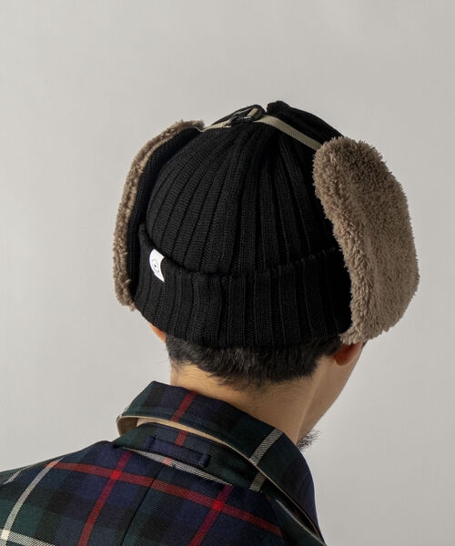halo commodity(ハロ コモディティー)の「【halo Commodity/ハロ コモディティー】Ambit Flap Cap フラップワッチ(ニットキャップ/ビーニー・メンズ・ブラック/グレー/アイボリー/テラコッタ・FREE)」の13枚目の写真