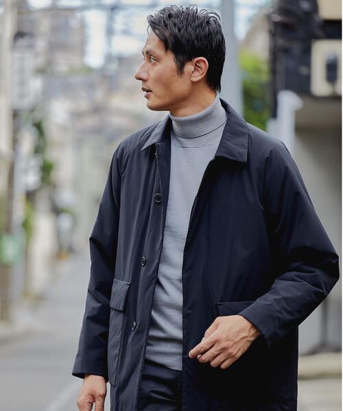 green label relaxing（グリーンレーベルリラクシング）の「＜green label relaxing＞120s 天竺 タートルネック ニット（ニット/セーター・メンズ・ブラック/グレー/ベージュ/ホワイト・XL/M/S/L）」の11枚目の写真