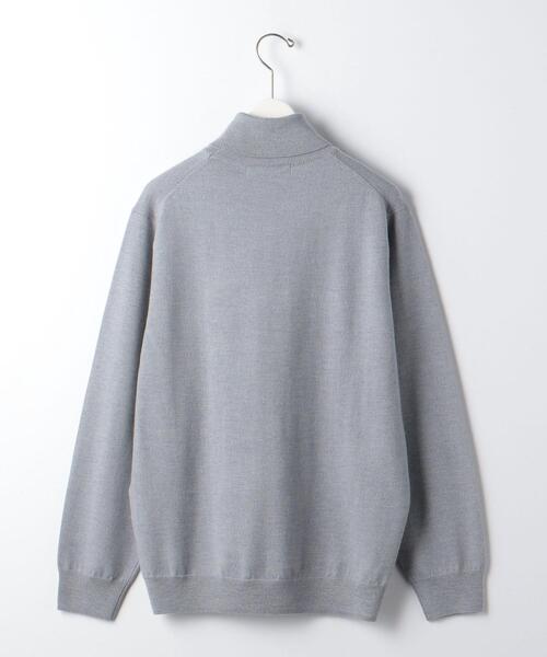 green label relaxing（グリーンレーベルリラクシング）の「＜green label relaxing＞120s 天竺 タートルネック ニット（ニット/セーター・メンズ・ブラック/グレー/ベージュ/ホワイト・XL/M/S/L）」の17枚目の写真