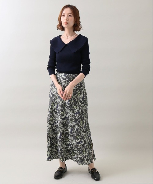 IENA(イエナ)の「ファインウール ショールカラーリブプルオーバー◆(ニット/セーター・レディース・ブラック/ネイビー・FREE)」の19枚目の写真