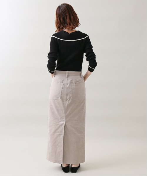 IENA(イエナ)の「ファインウール ショールカラーリブプルオーバー◆(ニット/セーター・レディース・ブラック/ネイビー・FREE)」の3枚目の写真