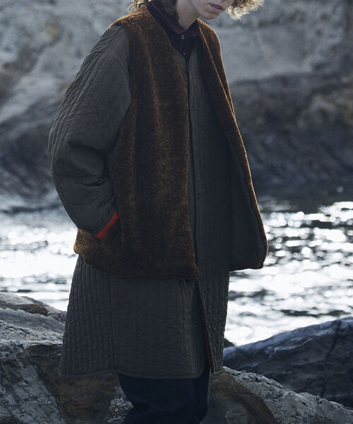 GLOSTER（グロスター）の「【GLOSTER/グロスター】ミリタリーキルティングライナー（その他アウター・メンズ・オリーブ/ブラック/ベージュ・MEDIUM）」の4枚目の写真