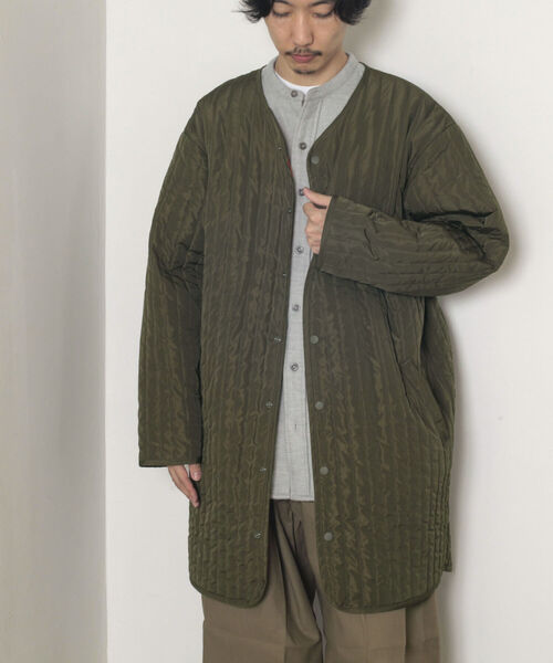 GLOSTER（グロスター）の「【GLOSTER/グロスター】ミリタリーキルティングライナー（その他アウター・メンズ・オリーブ/ブラック/ベージュ・MEDIUM）」の7枚目の写真