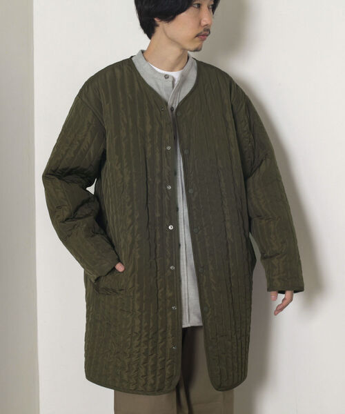 GLOSTER（グロスター）の「【GLOSTER/グロスター】ミリタリーキルティングライナー（その他アウター・メンズ・オリーブ/ブラック/ベージュ・MEDIUM）」の8枚目の写真