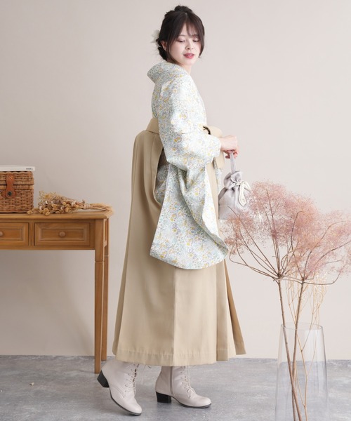 utatane(ウタタネ)の「袴セット 国産生地(着物・レディース・ホワイト・LL/M/L)」の3枚目の写真