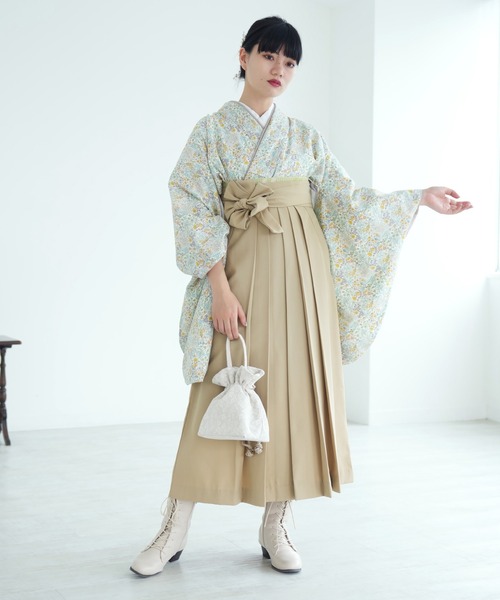 utatane(ウタタネ)の「袴セット 国産生地(着物・レディース・ホワイト・LL/M/L)」の15枚目の写真
