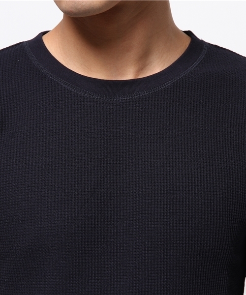 OUTLET(アウトレット)の「【WHO'S WHO gallery】EMワッフルTEE(Tシャツ/カットソー・メンズ・ネイビー・MEDIUM)」の5枚目の写真