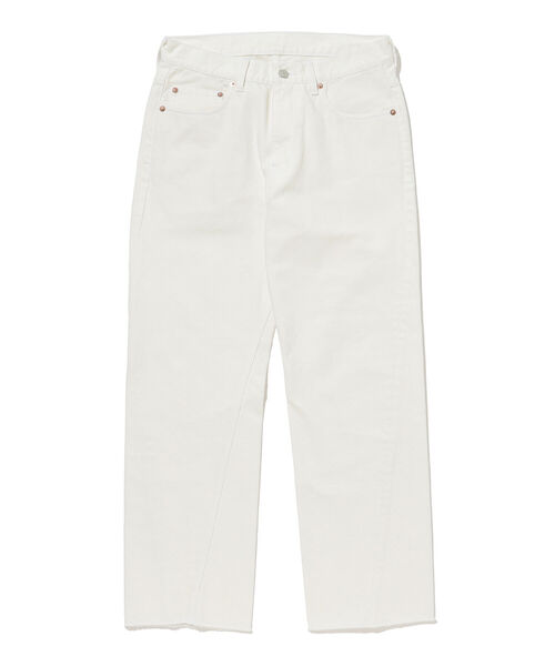 BEAMS(ビームス)の「BEAMS / スキュー カットオフ デニム パンツ(デニムパンツ・メンズ・ホワイト/インディゴブルー・SMALL/MEDIUM/LARGE/X-LARGE)」の19枚目の写真