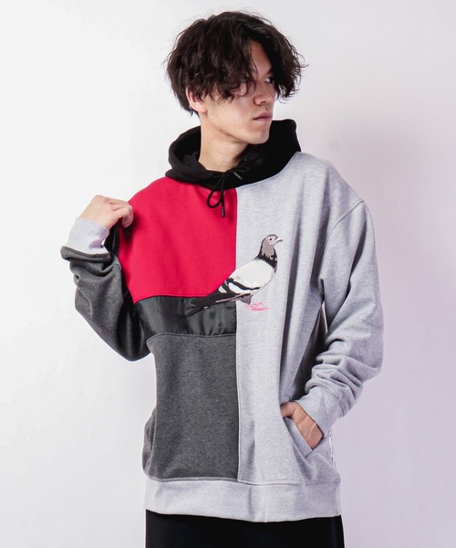 staple(ステイプル)の「【STAPLE】スウェットプルパーカー(パーカー・メンズ・カモフラージュ/グレー/ブラック系その他/ブラック/ブラック系その他2・2XL/L/M/XL)」の5枚目の写真