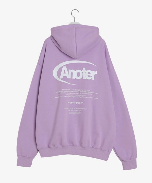 SONA(ソナ)の「SONYUNARA ANOTERバックプリントルーズフィットフーディ(パーカー・レディース・スカイブルー/ブラック/パープル/アイボリー・FREE)」の1枚目の写真