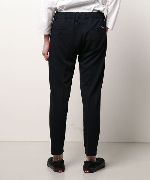 HIDEAWAYS NICOLE（ハイダウェイニコル）の「ブリスタージャカードパンツ（スラックス・メンズ・ブラック/ネイビー・LARGE/X-LARGE/SMALL/MEDIUM）」の4枚目の写真