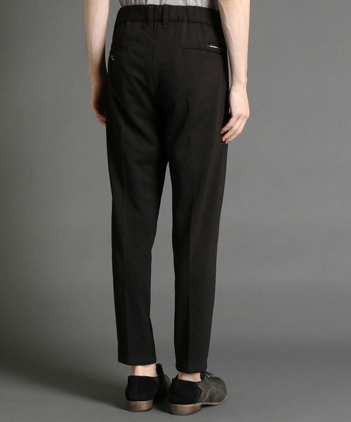 HIDEAWAYS NICOLE（ハイダウェイニコル）の「ブリスタージャカードパンツ（スラックス・メンズ・ブラック/ネイビー・LARGE/X-LARGE/SMALL/MEDIUM）」の5枚目の写真