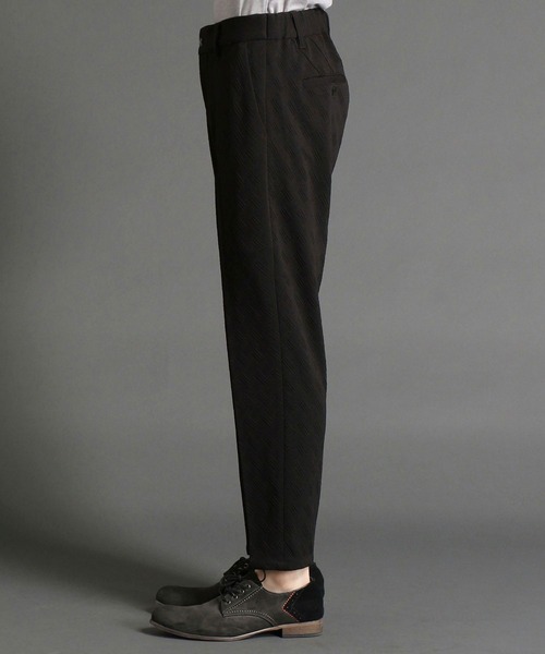 HIDEAWAYS NICOLE（ハイダウェイニコル）の「ブリスタージャカードパンツ（スラックス・メンズ・ブラック/ネイビー・LARGE/X-LARGE/SMALL/MEDIUM）」の6枚目の写真