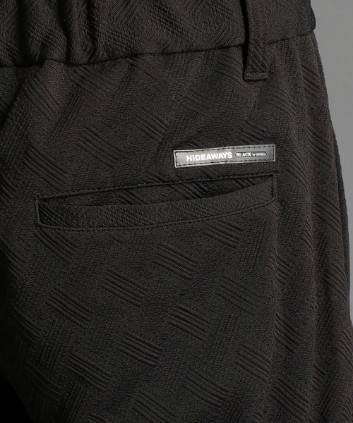 HIDEAWAYS NICOLE（ハイダウェイニコル）の「ブリスタージャカードパンツ（スラックス・メンズ・ブラック/ネイビー・LARGE/X-LARGE/SMALL/MEDIUM）」の10枚目の写真