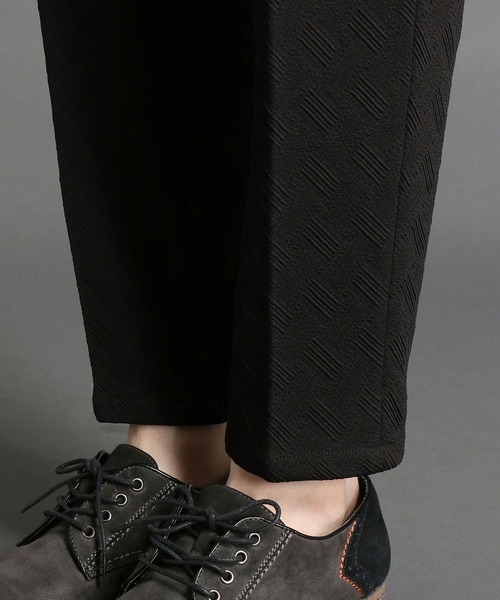 HIDEAWAYS NICOLE（ハイダウェイニコル）の「ブリスタージャカードパンツ（スラックス・メンズ・ブラック/ネイビー・LARGE/X-LARGE/SMALL/MEDIUM）」の11枚目の写真