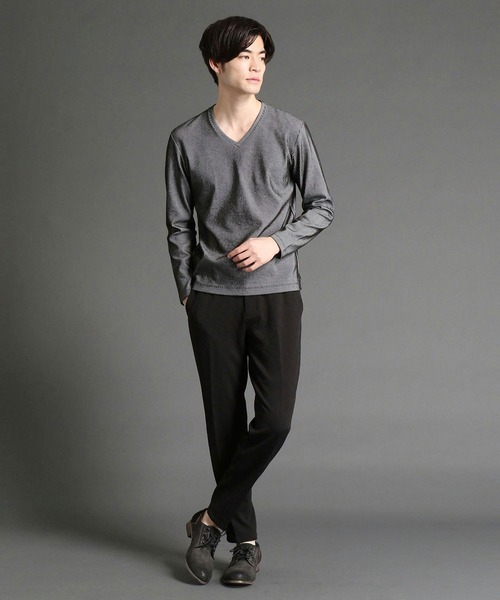 HIDEAWAYS NICOLE（ハイダウェイニコル）の「ブリスタージャカードパンツ（スラックス・メンズ・ブラック/ネイビー・LARGE/X-LARGE/SMALL/MEDIUM）」の14枚目の写真