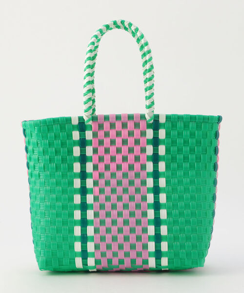 SANRAMI（サンラミ）の「【SANRAMI/サンラミ】 別注メルカドトートバッグ（トートバッグ・レディース・グリーン/ホワイト/ネイビー/ピンク・FREE）」の7枚目の写真