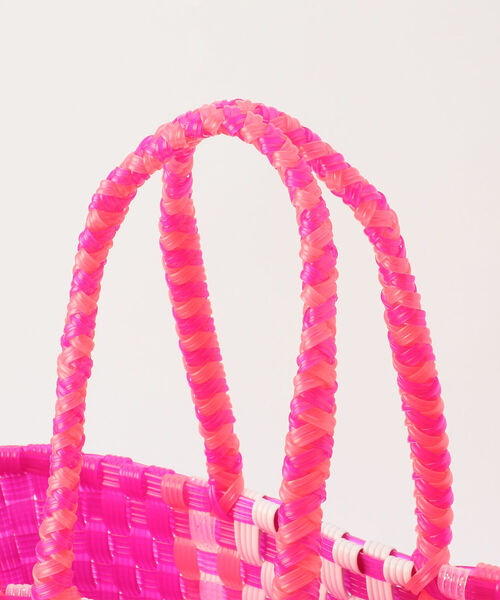 SANRAMI（サンラミ）の「【SANRAMI/サンラミ】 別注メルカドトートバッグ（トートバッグ・レディース・グリーン/ホワイト/ネイビー/ピンク・FREE）」の5枚目の写真