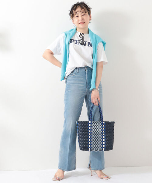 SANRAMI（サンラミ）の「【SANRAMI/サンラミ】 別注メルカドトートバッグ（トートバッグ・レディース・グリーン/ホワイト/ネイビー/ピンク・FREE）」の15枚目の写真