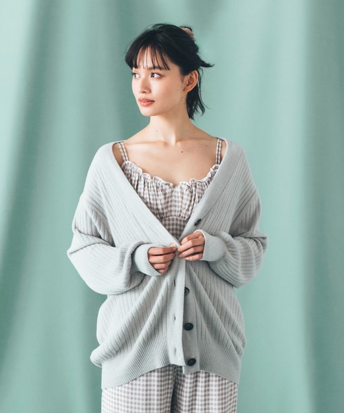 SNIDEL HOME（スナイデルホーム）の「ミント加工カーディガン（ルーム