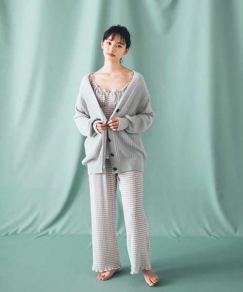 SNIDEL HOME（スナイデルホーム）の「ミント加工カーディガン（ルーム