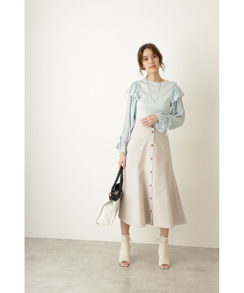 JILL STUART（ジルスチュアート）の「◆ペリーネックレス（ネックレス・レディース・ホワイト・ﾌﾘ-）」の2枚目の写真