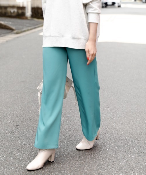 Bou Jeloud（ブージュルード）の「【WEB限定】イージーカラーパンツ（その他パンツ・レディース・ブラック/ベージュ/レッド/オリーブ/ピンク/ターコイズブルー/オレンジ/グリーン/パープル・FREE）」の5枚目の写真